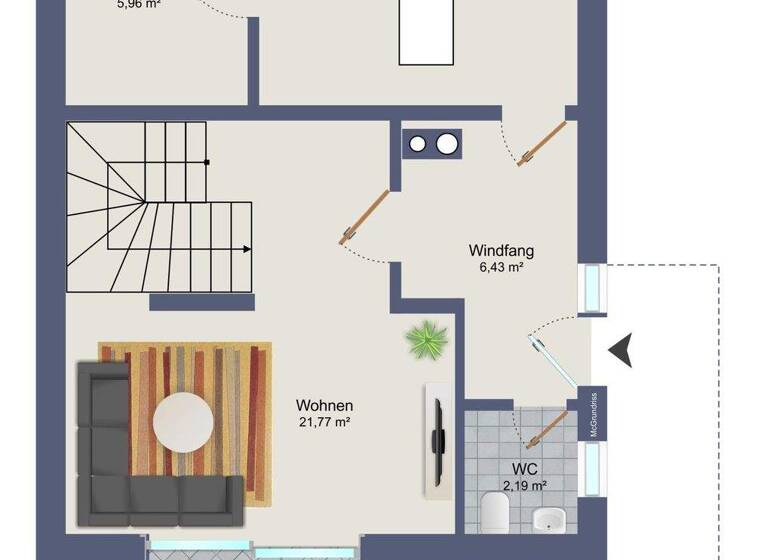 Doppelhaushälfte zum Kauf 295.000 € 5 Zimmer 103 m² 320 m² Grundstück Weisenbach 76599