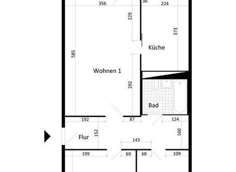Wohnung zur Miete 455 € 3 Zimmer 71,5 m² 3. Geschoss frei ab 16.07.2026 Johannes-Göderitz-Str. 44 Neu Olvenstedt Magdeburg 39130
