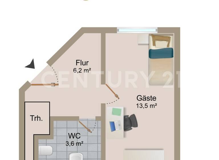 Maisonette zur Miete 800 € 5 Zimmer 114 m² 2. Geschoss Kastanienstraße 5 Köthen 06366