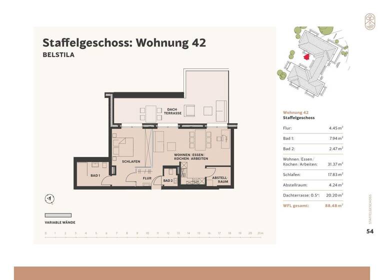 Penthouse zur Miete 890 € 2 Zimmer 88,1 m² 1. Geschoss frei ab 01.06.2026 Wildeshausen 27793