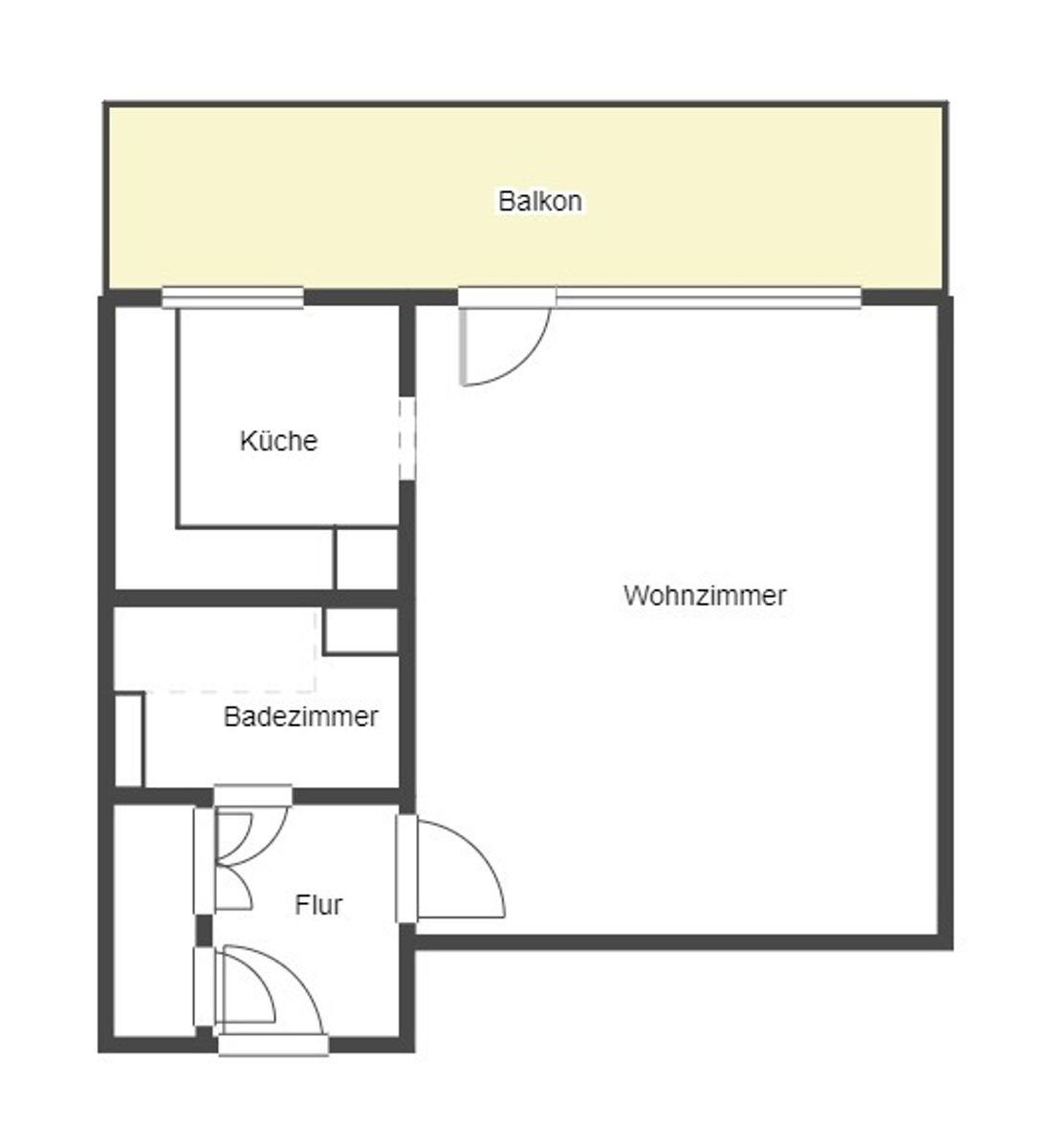 Immobilie zum Kauf als Kapitalanlage geeignet 110.000 € 1 Zimmer 33,7 m²<br/>Fläche Strümp Meerbusch 40670