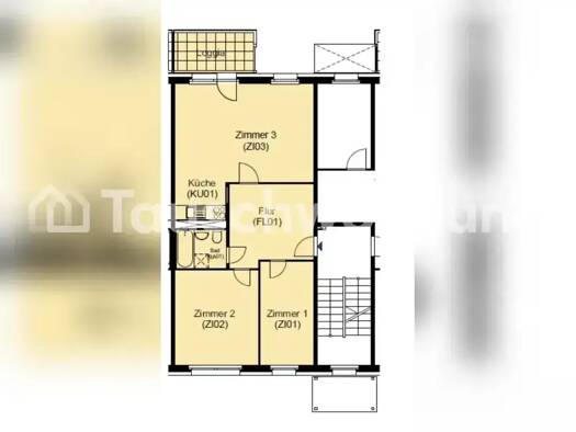 Wohnung zur Miete Tauschwohnung 584 € 3 Zimmer 70,4 m² Kirchsteigfeld Potsdam 14480