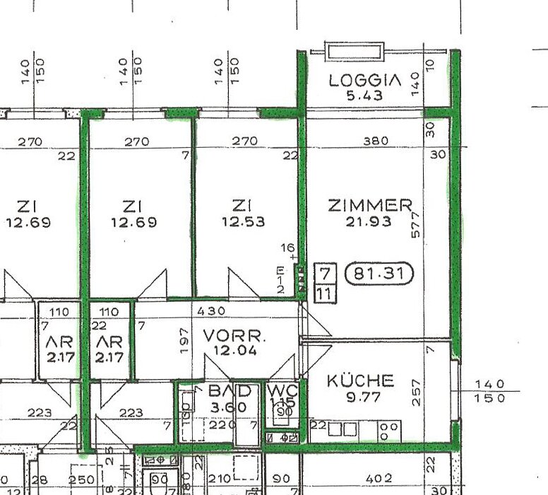 Wohnung zum Kauf 185.000 € 3 Zimmer 81,3 m²<br/>Wohnfläche Pottendorf 2486