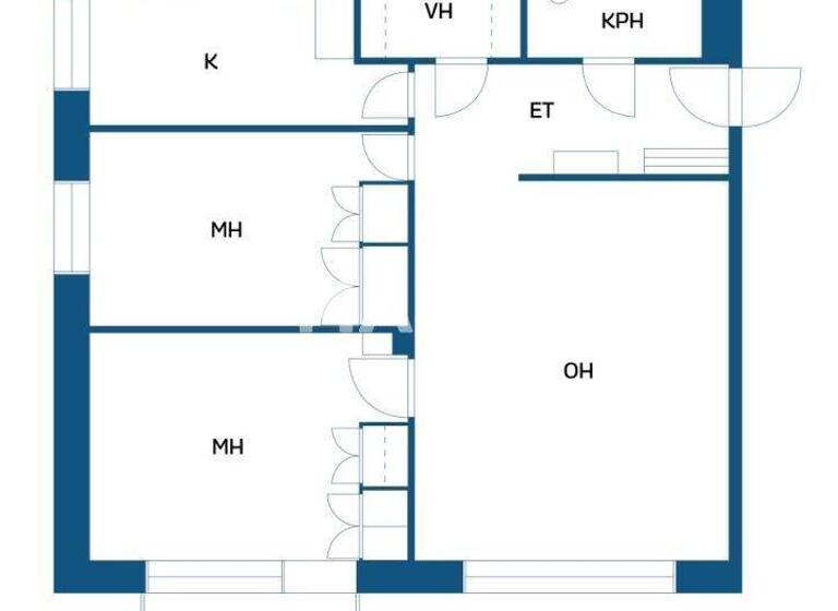Studio zum Kauf 44.000 € 3 Zimmer 68 m² 3. Geschoss Meripuistokatu 29 Kemi 94100
