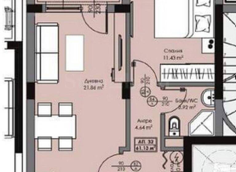 Studio zum Kauf 111.240 € 2 Zimmer 61,2 m² Burgas