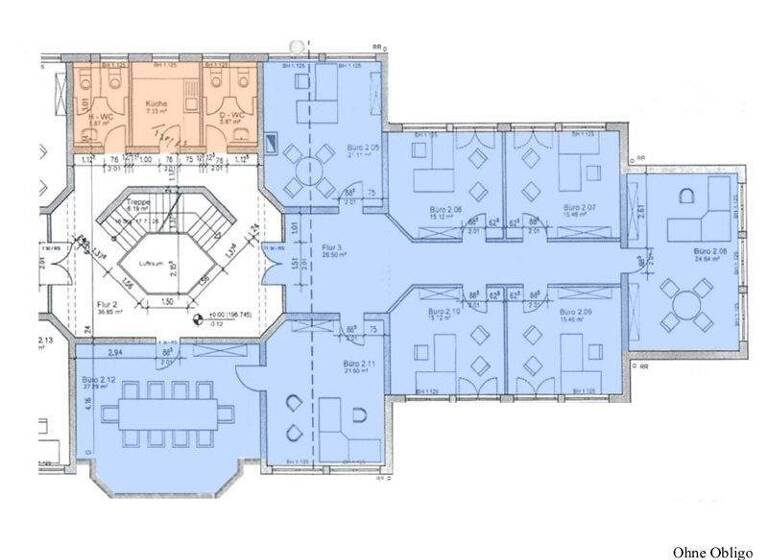Büro zur Miete 10,50 € 191 m² Bürofläche Villip Wachtberg 53343