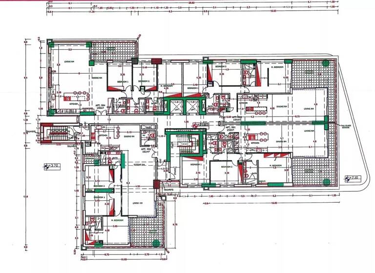 Wohnung zum Kauf - Erstbezug 1.650.000 € 3 Zimmer 152 m² 5. Geschoss Limassol 3032