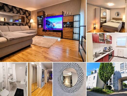 Wohnung zur Miete 1.250 € 1,5 Zimmer 45 m² Geschoss 3/3 frei ab sofort Alter Brauhof 4 Südweststadt Karlsruhe 76137