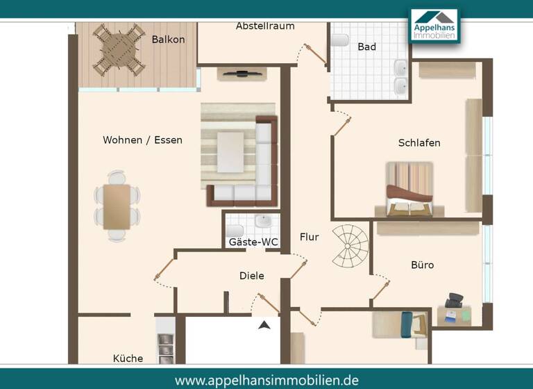 Wohnung zum Kauf 269.000 € 4 Zimmer 119 m²<br/>Wohnfläche Steinhagen Steinhagen 33803