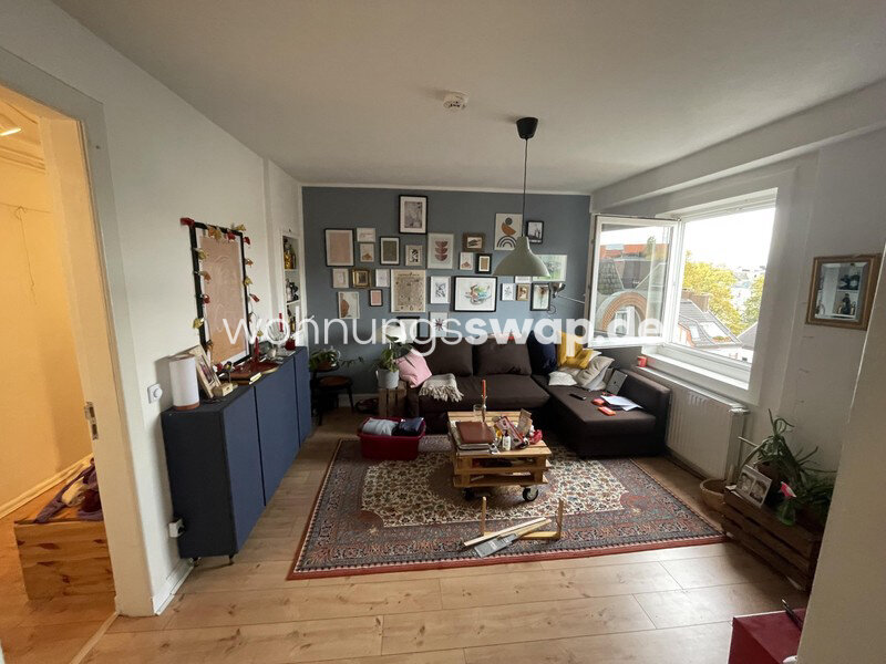 Studio zur Miete 704 € 3 Zimmer 57 m²<br/>Wohnfläche 4.<br/>Geschoss Rotherbaum 20146