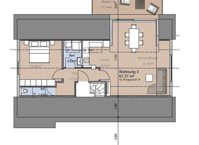 Wohnung zum Kauf provisionsfrei 337.500 € 2,5 Zimmer 75 m² 2. Geschoss frei ab sofort Wolfschlugen 72649