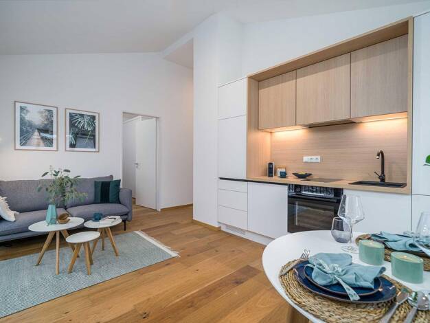 Penthouse zur Miete 1.650 € 2 Zimmer 51,7 m² 2. Geschoss frei ab sofort Kiefernstraße 25 Obergiesing München 81549