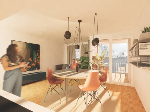 Wohnung zum Kauf - Erstbezug provisionsfrei 422.000 € 3 Zimmer 76,6 m² Bodestraße 1-3 Nordstadt Hannover-Nordstadt 30167