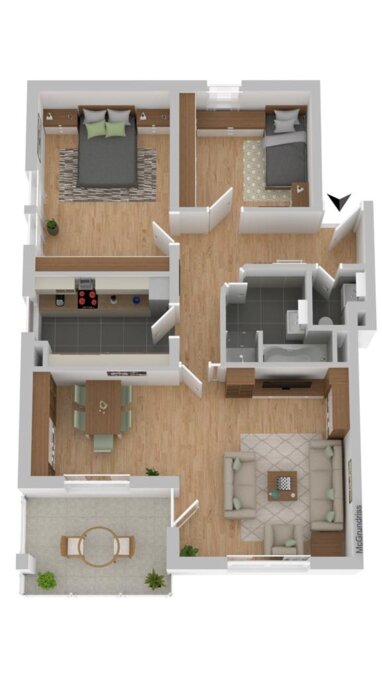 Wohnung zum Kauf provisionsfrei 179.300 € 3 Zimmer 83,5 m² 1. Geschoss Heilbronner Straße 79 Reutenen Heidenheim 89522