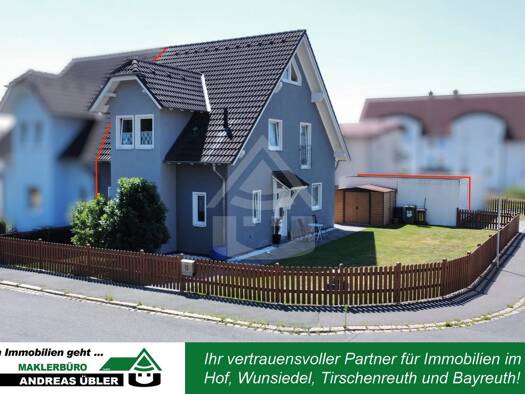 Doppelhaushälfte zum Kauf 289.000 € 5 Zimmer 121 m² 328 m² Grundstück Selb 95100