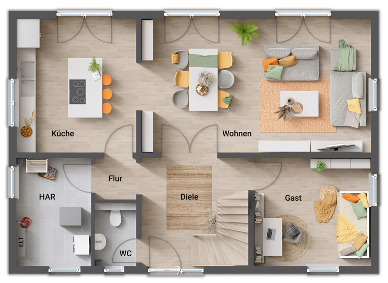 Haus zum Kauf 667.250 € 5 Zimmer 143 m² 475 m² Grundstück Pleisweiler-Oberhofen 76889