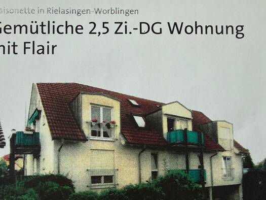 Maisonette zur Miete 750 € 2,5 Zimmer 62 m² Geschoss 2/3 frei ab 01.06.2026 Worblingen Rielasingen-Worblingen 78239