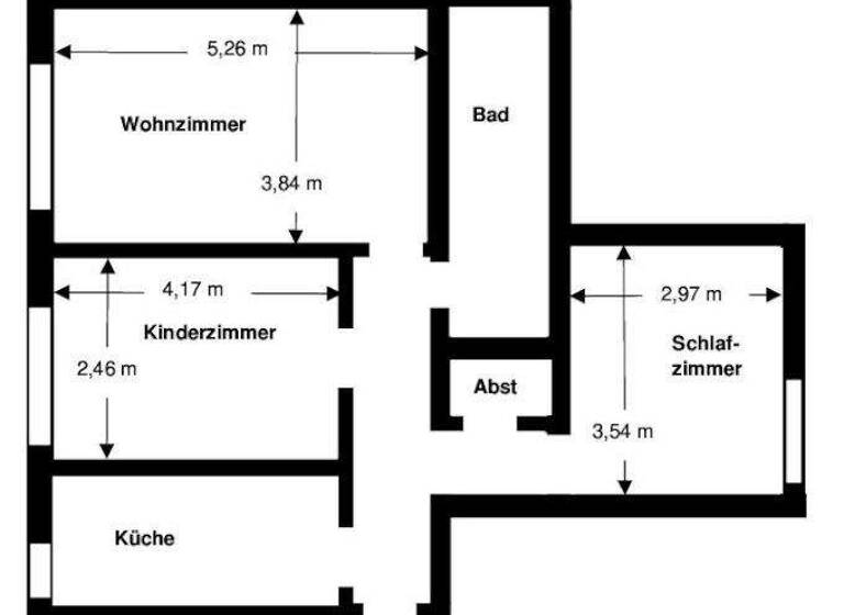 Wohnung zur Miete 485 € 2,5 Zimmer 58,5 m² EG frei ab 01.07.2026 Hitzacker 29456