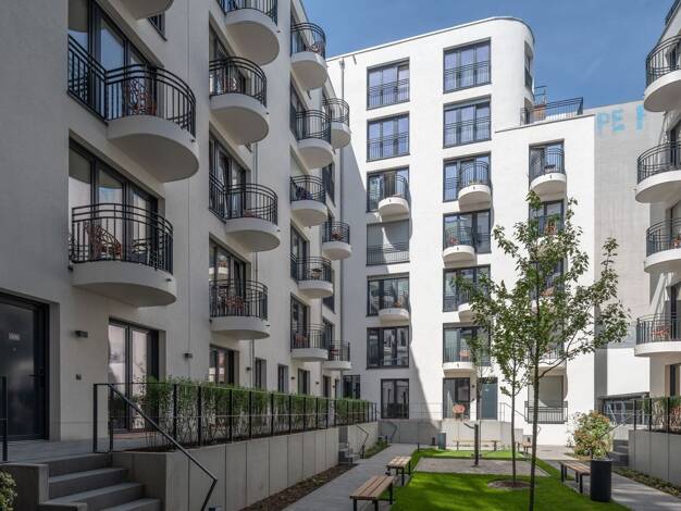 Wohnung zur Miete 1.095 € 1 Zimmer 24,6 m² 4. Geschoss frei ab 01.09.2026 Kreutzigerstraße 14 Friedrichshain Friedrichshain-Kreuzberg 10247