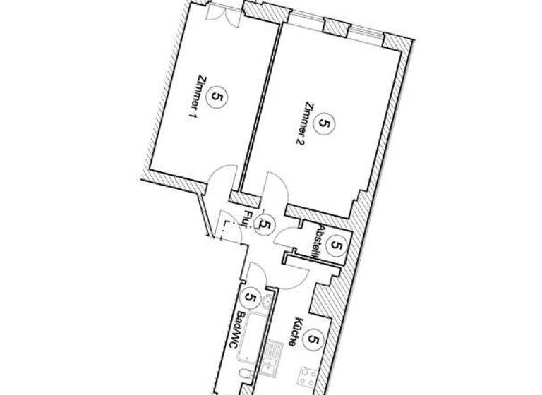 Wohnung zum Kauf 369.000 € 2 Zimmer 66,6 m² 2. Geschoss Dolziger Str. 13 Friedrichshain Berlin 10247