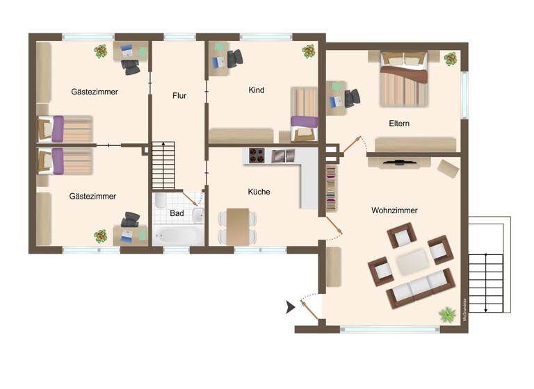 Einfamilienhaus zum Kauf provisionsfrei 299.000 € 5 Zimmer 132 m² 1.020 m² Grundstück Wildeshausen 27793