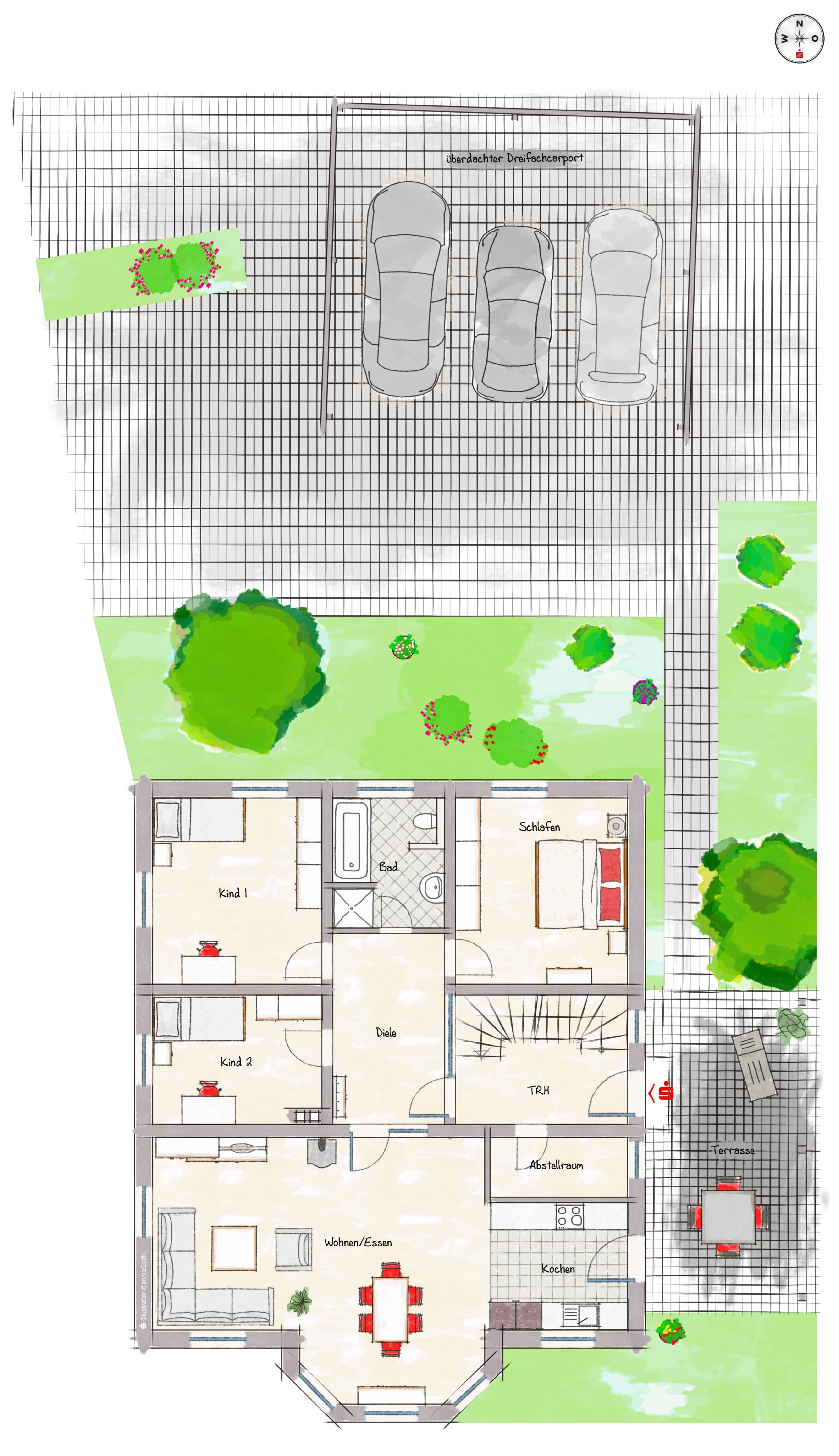 Mehrfamilienhaus zum Kauf 749.000 € 8 Zimmer 270 m²<br/>Wohnfläche 4.155 m²<br/>Grundstück Humprechtshausen Riedbach 97519