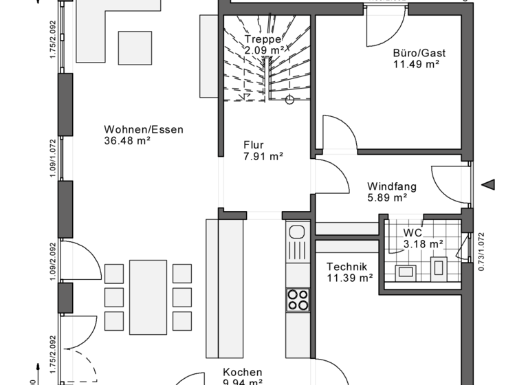 Einfamilienhaus zum Kauf provisionsfrei 498.000 € 6 Zimmer 170 m² 50 m² Grundstück Einfeld Neumünster 24536