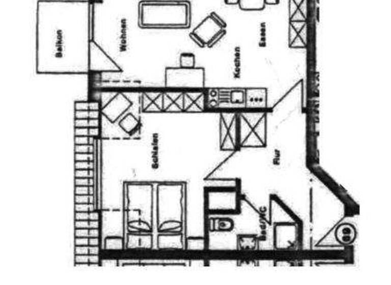 Wohnung zur Miete 595 € 2 Zimmer 51 m² 2 Geschosse frei ab 01.05.2026 Bremer Straße 50 A Buchholz Buchholz in der Nordheide 21244