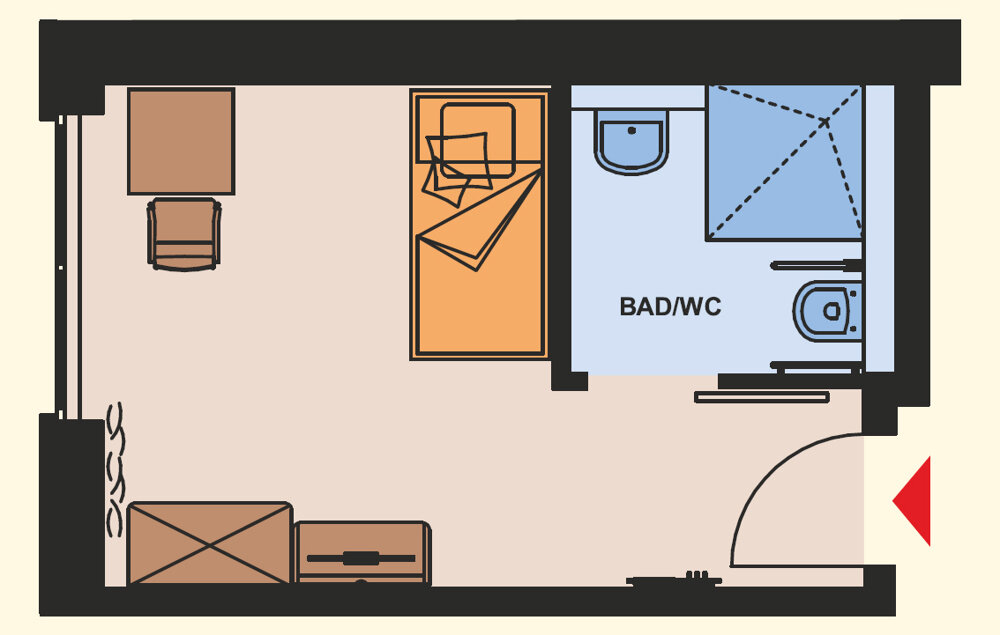 Wohnung zum Kauf 160.000 € 1 Zimmer 21,7 m²<br/>Wohnfläche Lohne Lohne (Oldenburg) 49393