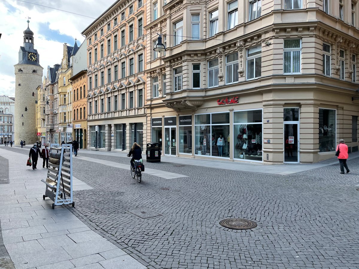 Laden zur Miete 11,02 € 2 Zimmer 147 m²<br/>Verkaufsfläche Leipziger Straße 32 Nördliche Innenstadt Halle 06108