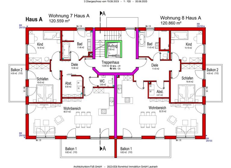 Wohnung zum Kauf provisionsfrei 495.000 € 3 Zimmer 120,9 m²<br/>Wohnfläche Dachgeschoss<br/>Geschoss ab sofort<br/>Verfügbarkeit Rauhhornweg 3 Lautrach 87763