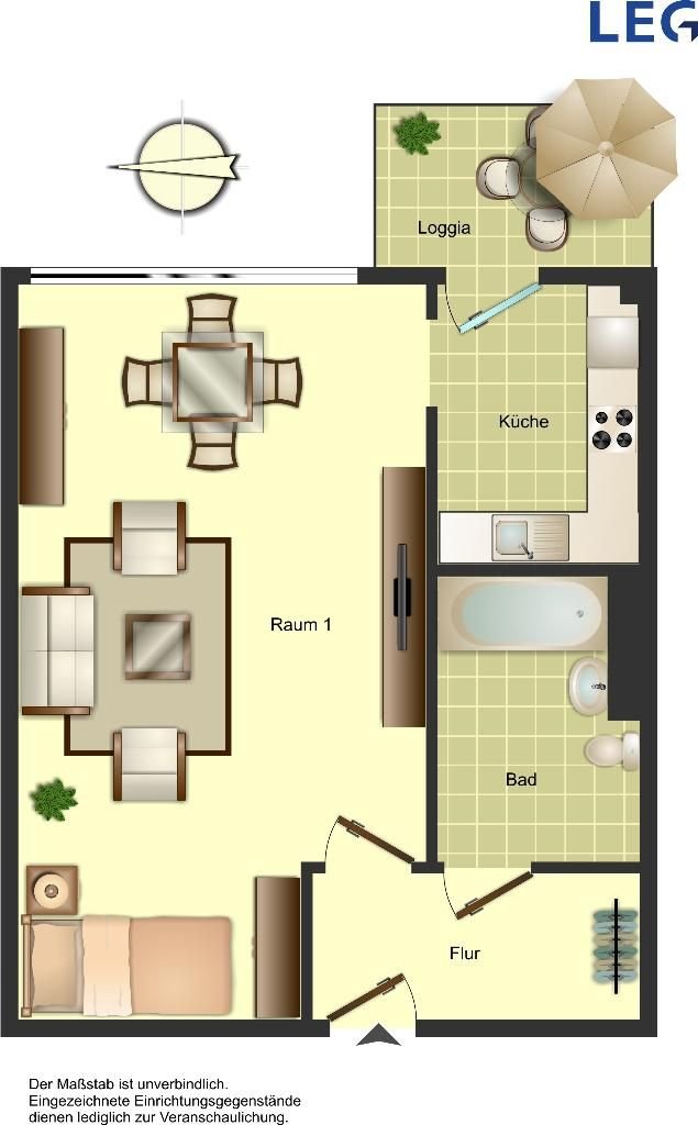 Wohnung zur Miete nur mit Wohnberechtigungsschein 188,27 € 2 Zimmer 42,1 m²<br/>Wohnfläche 1.<br/>Geschoss 07.10.2024<br/>Verfügbarkeit Maximilianstraße 6 Statistischer Bezirk 22 Hamm 59071