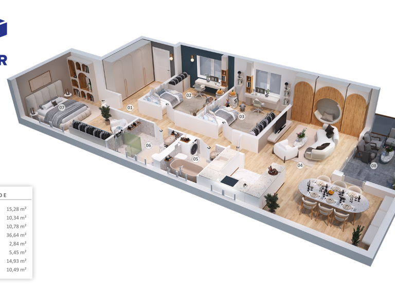 Wohnung zum Kauf - Erstbezug provisionsfrei 465.680 € 4 Zimmer 107,8 m² EG Mitte Cottbus 03044