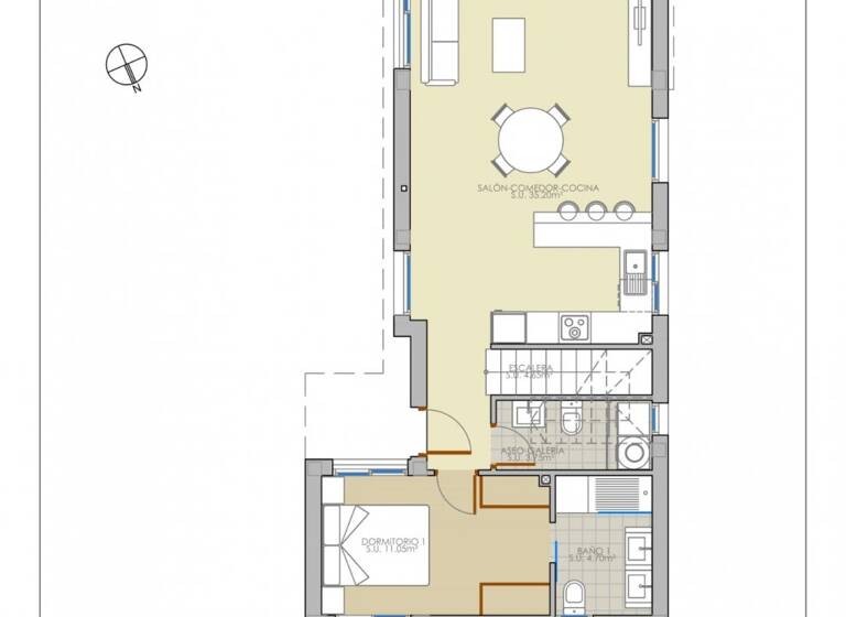 Doppelhaushälfte zum Kauf provisionsfrei 399.000 € 3 Zimmer 120 m² 203 m² Grundstück Pilar de la Horadada