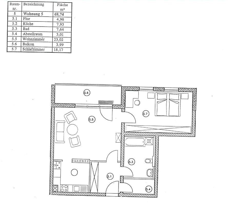 Wohnung zur Miete 448 € 2 Zimmer 69 m²<br/>Wohnfläche 1.<br/>Geschoss ab sofort<br/>Verfügbarkeit Sohlener Str. 8 Westerhüsener Park Magdeburg 39122