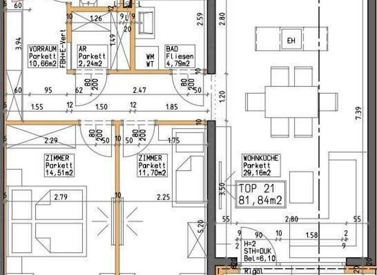 Wohnung zum Kauf provisionsfrei 340.200 € 3 Zimmer Hollabrunn 2020
