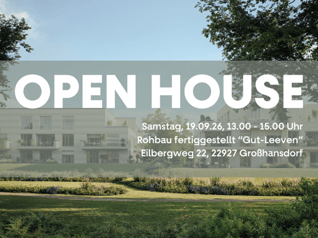 Wohnung zum Kauf - Erstbezug provisionsfrei 620.000 € 2 Zimmer 85,3 m² 1. Geschoss Eilbergweg 22 Großhansdorf 22927