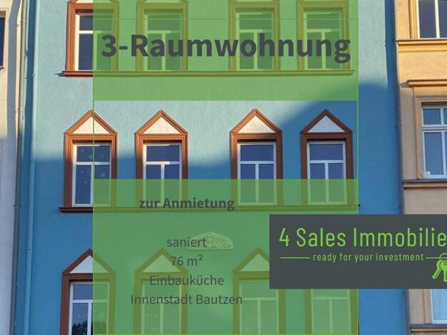 Wohnung zur Miete 400 € 3 Zimmer 72 m² 2. Geschoss frei ab 01.01.2026 Bautzen 02625