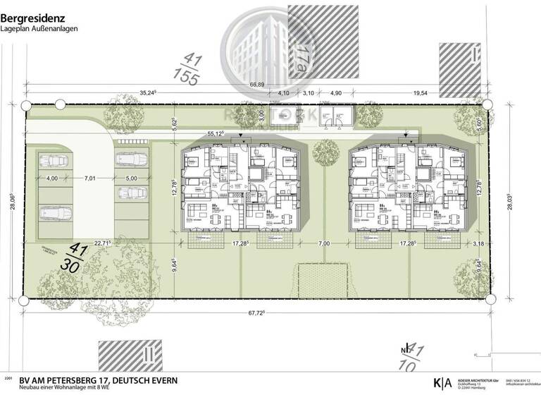 Wohnung zum Kauf - Erstbezug 460.000 € 3 Zimmer 80,1 m² EG Deutsch Evern 21407