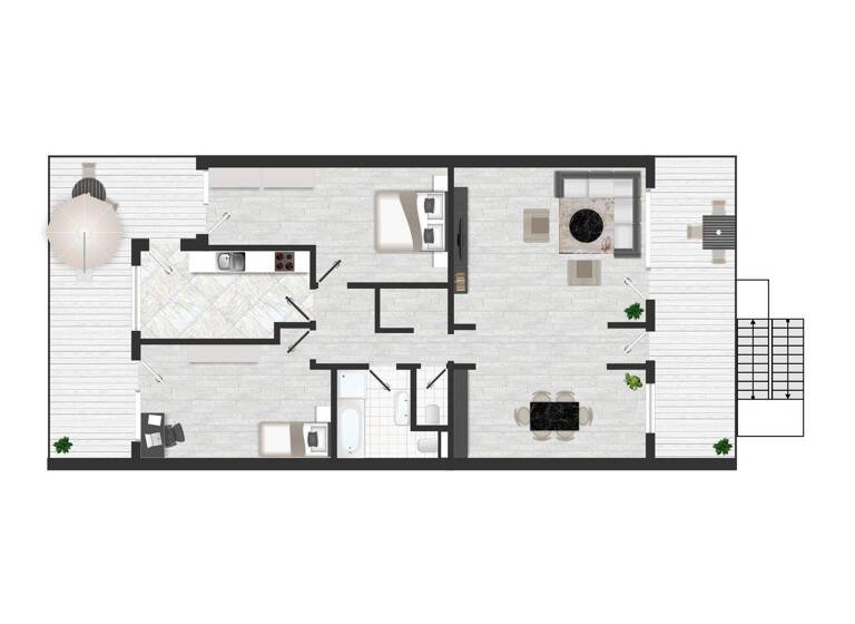 Wohnung zum Kauf 389.000 € 4 Zimmer 120 m² 1. Geschoss Heiligensee Berlin 13503