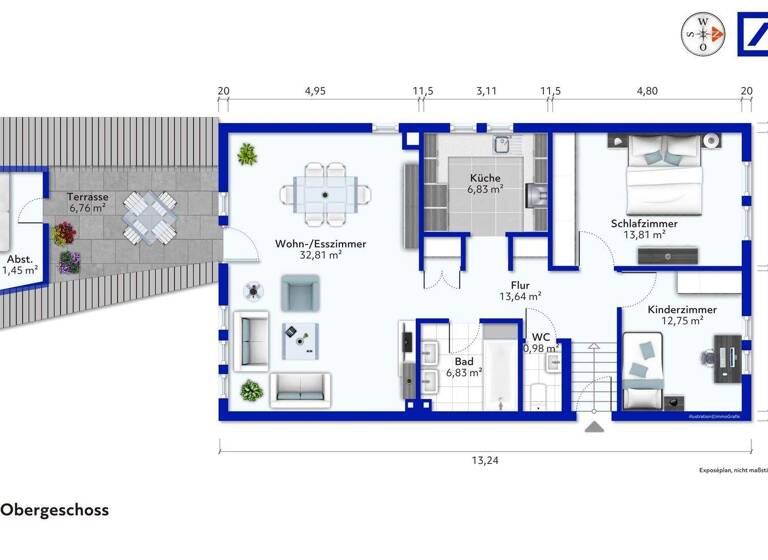 Wohnung zum Kauf 249.000 € 3,5 Zimmer 87,6 m² Eltingen Leonberg 71229