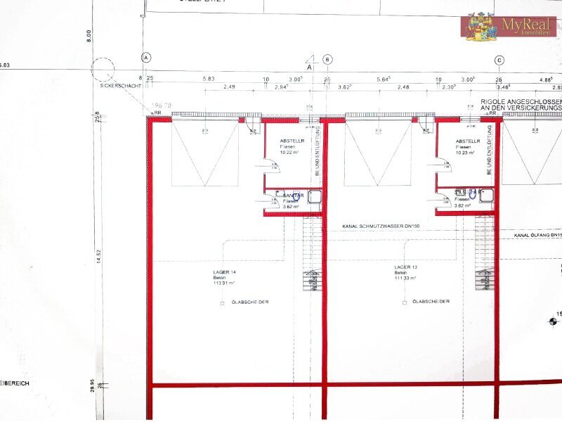 Lagerhalle zur Miete 12,50 € 113,3 m²<br/>Lagerfläche Ebreichsdorf 2442