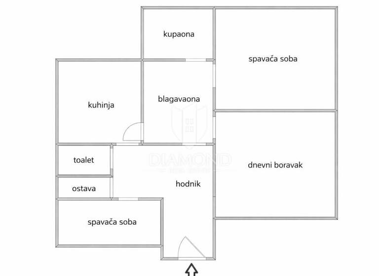 Wohnung zum Kauf 386.000 € 4 Zimmer 90 m² 3. Geschoss Donji grad, Donji Grad Mimara