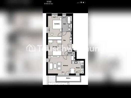 Wohnung zur Miete Tauschwohnung 1.500 € 3 Zimmer 83 m² 1. Geschoss Sasel Hamburg 22045