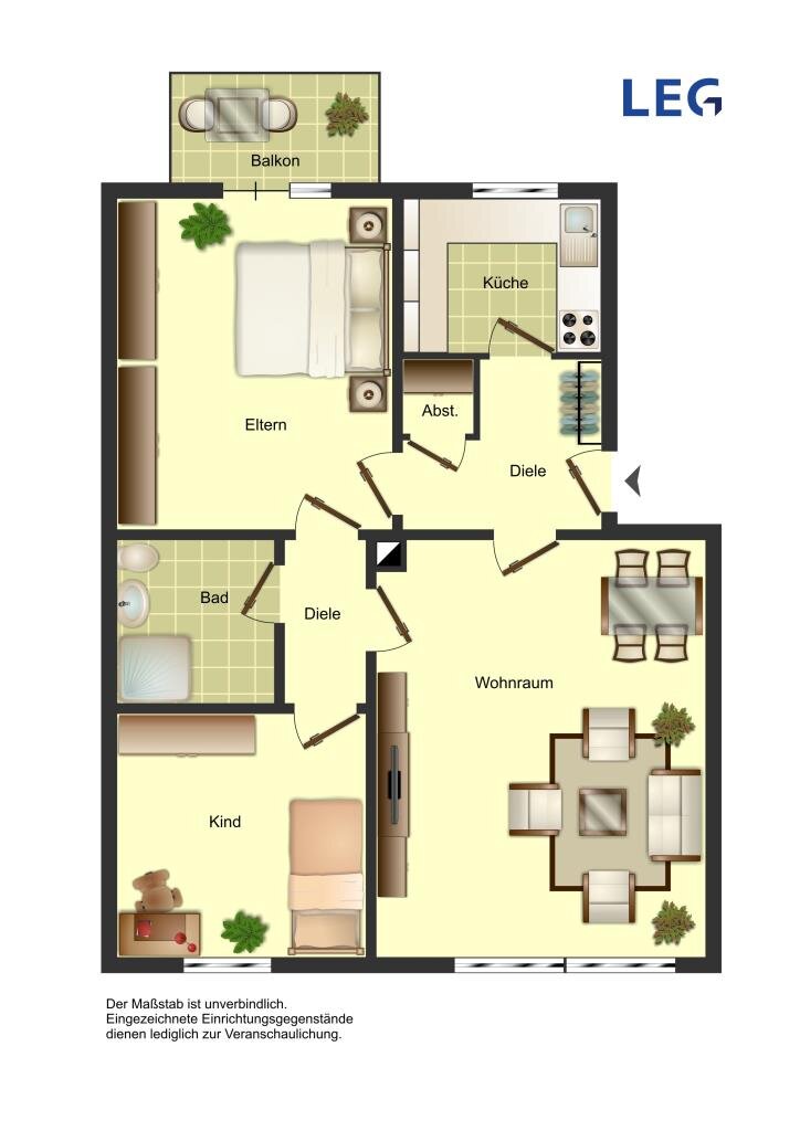 Wohnung zur Miete 679 € 3 Zimmer 72,7 m²<br/>Wohnfläche 1.<br/>Geschoss Oststraße 27 Rathaus - Malteser Gründe Solingen 42651