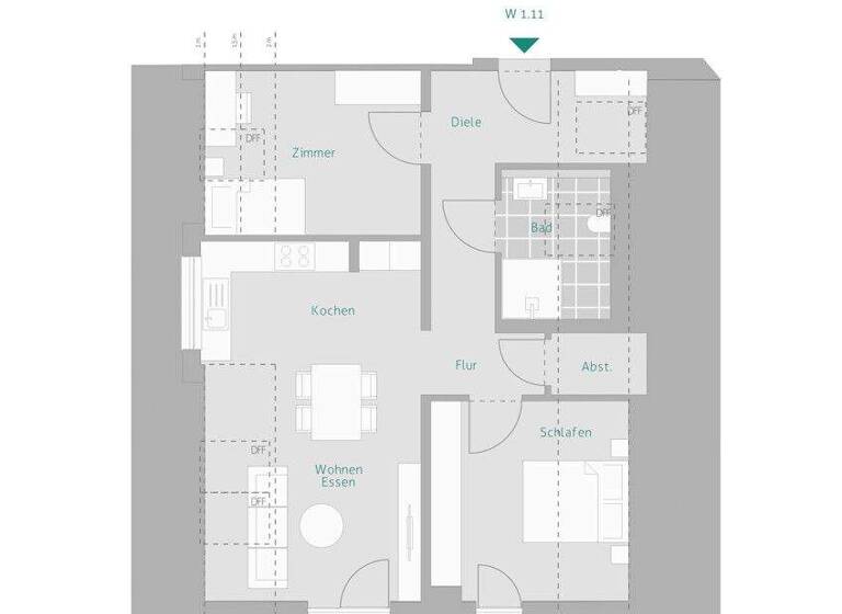 Wohnung zum Kauf provisionsfrei 574.000 € 3 Zimmer 77,4 m² 3. Geschoss Alemannenstraße 15 Renningen 71272