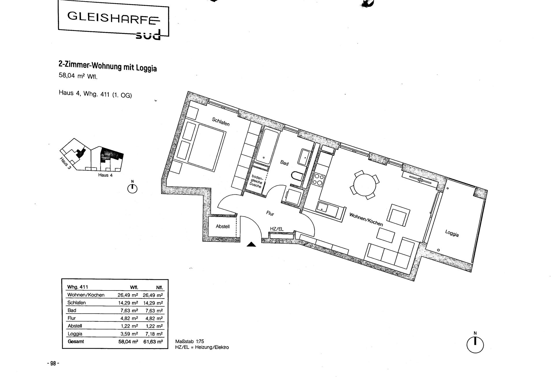 Wohnung zur Miete 1.510 € 2 Zimmer 58 m²<br/>Wohnfläche 1.<br/>Geschoss Aubing-Süd München 81249