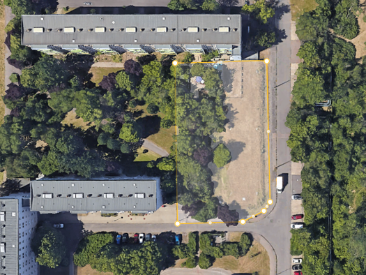 Grundstück zur Miete provisionsfrei 2.608 m² Grundstück Hans-Sachs-Straße 6-10 Westliche Neustadt Halle (Saale) 06126