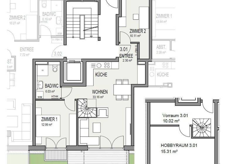 Wohnung zum Kauf - Erstbezug provisionsfrei 566.200 € 3 Zimmer 79,7 m² Haidholzen Stephanskirchen 83071