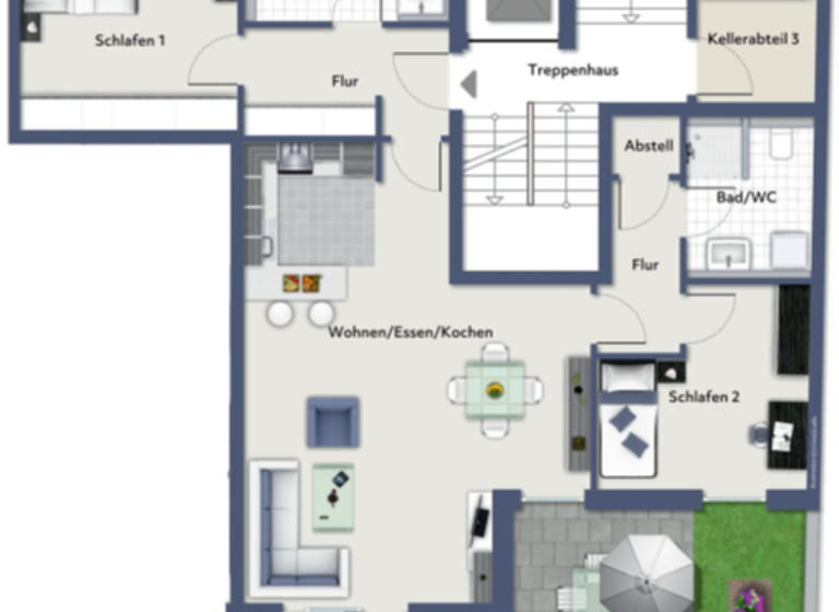 Wohnung zum Kauf 677.000 € 3 Zimmer 109,2 m²<br/>Wohnfläche Veillodter Straße 24 Maxfeld Nürnberg 90409